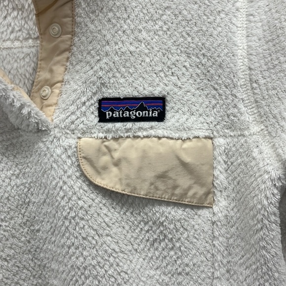 Patagonia Polartec Pullover Jacket Sweater XXS In Ivory - Picture 3 of 7